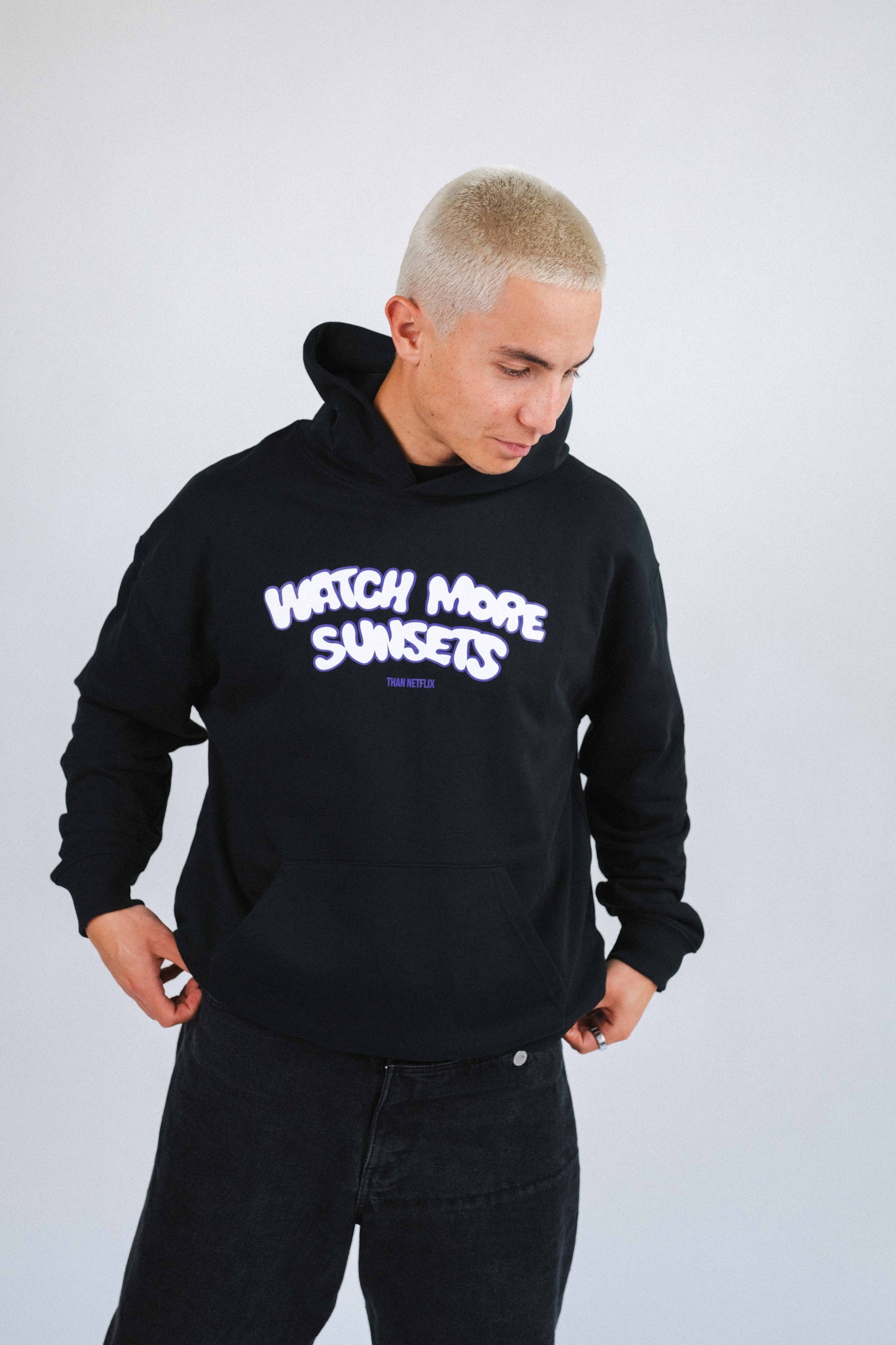 Watch more sunset Hoodie - Black