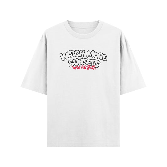 watch more sunsets Graffiti Tee